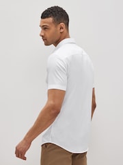 Armani Exchange Stretch Short Sleeve Shirt - Image 2 of 4