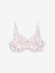 Black/White DD+ Non Pad Full Cup Lace Detail Bras 2 Pack - Image 10 of 11