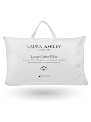 Laura Ashley White 100% Cotton Luxury Pillow Back Sleeper - Image 4 of 4