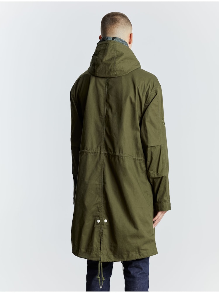 100% Cotton Pretty Lomas Hooded Parka Jacket - Image 2 of 4