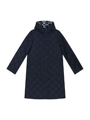 Regatta Natural Orla Kiely Quilted Reversable Midi Jacket - Image 11 of 12