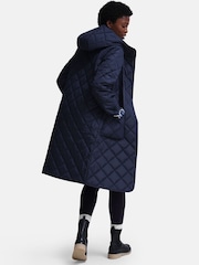 Regatta Natural Orla Kiely Quilted Reversable Midi Jacket - Image 2 of 12