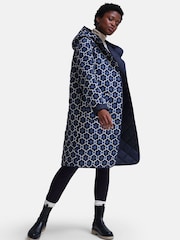 Regatta Natural Orla Kiely Quilted Reversable Midi Jacket - Image 5 of 12