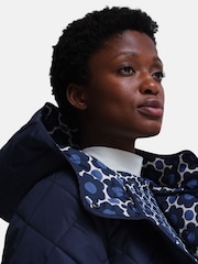 Regatta Natural Orla Kiely Quilted Reversable Midi Jacket - Image 6 of 12