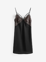 Black Glamour Lace Slip - Image 4 of 5