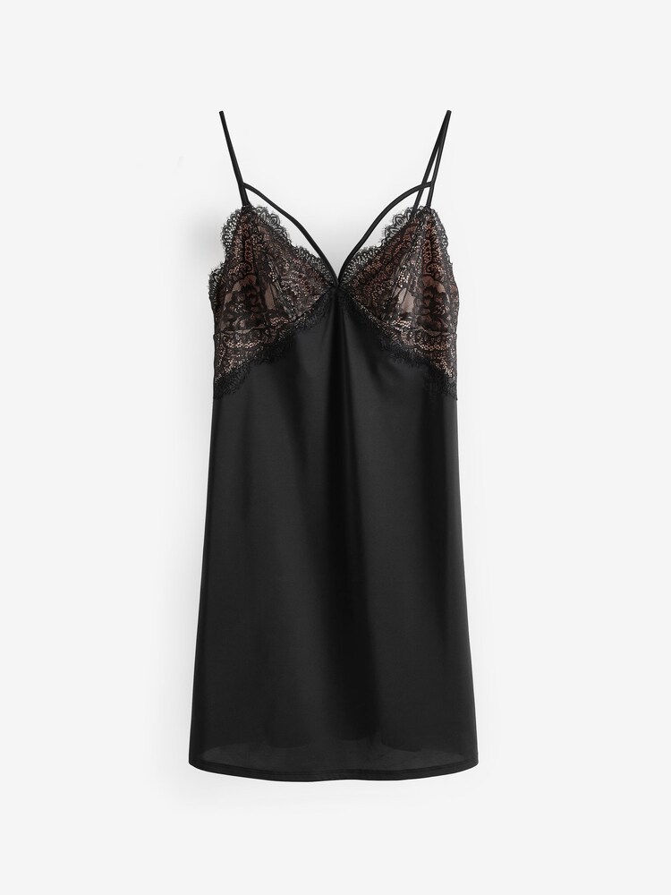 Black Glamour Lace Slip - Image 4 of 5