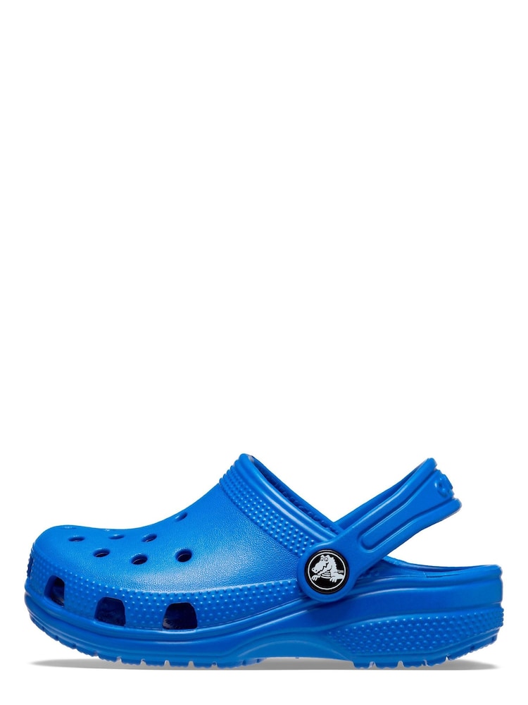 Crocs Dark Blue Toddler Classic Lined Clogs - Image 2 of 7