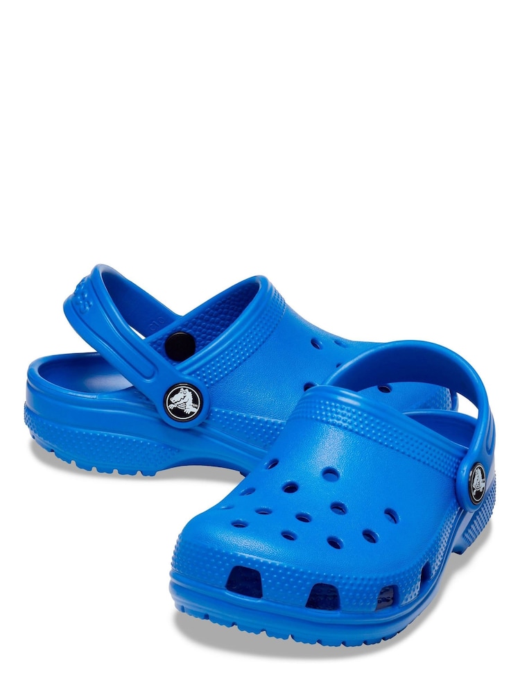 Crocs Dark Blue Toddler Classic Lined Clogs - Image 4 of 7