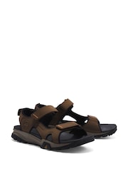 Timberland Brown Lincoln Peak Sandals - Image 2 of 5