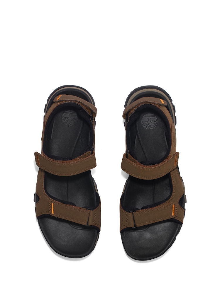 Buy Timberland Brown Lincoln Peak Sandals from Next USA display picture 1