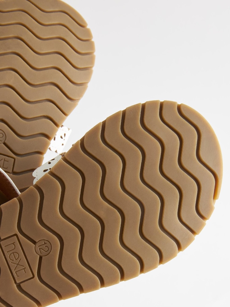 Weiß - Sandalette mit Bogenkante - Bild 5 von 5