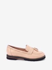 Nude Forever Comfort® Leather Tassel Chunky Loafer Shoes - Image 3 of 6