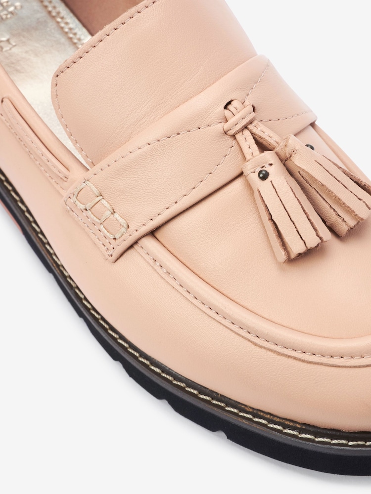 Nude Forever Comfort® Leather Tassel Chunky Loafer Shoes - Image 6 of 6