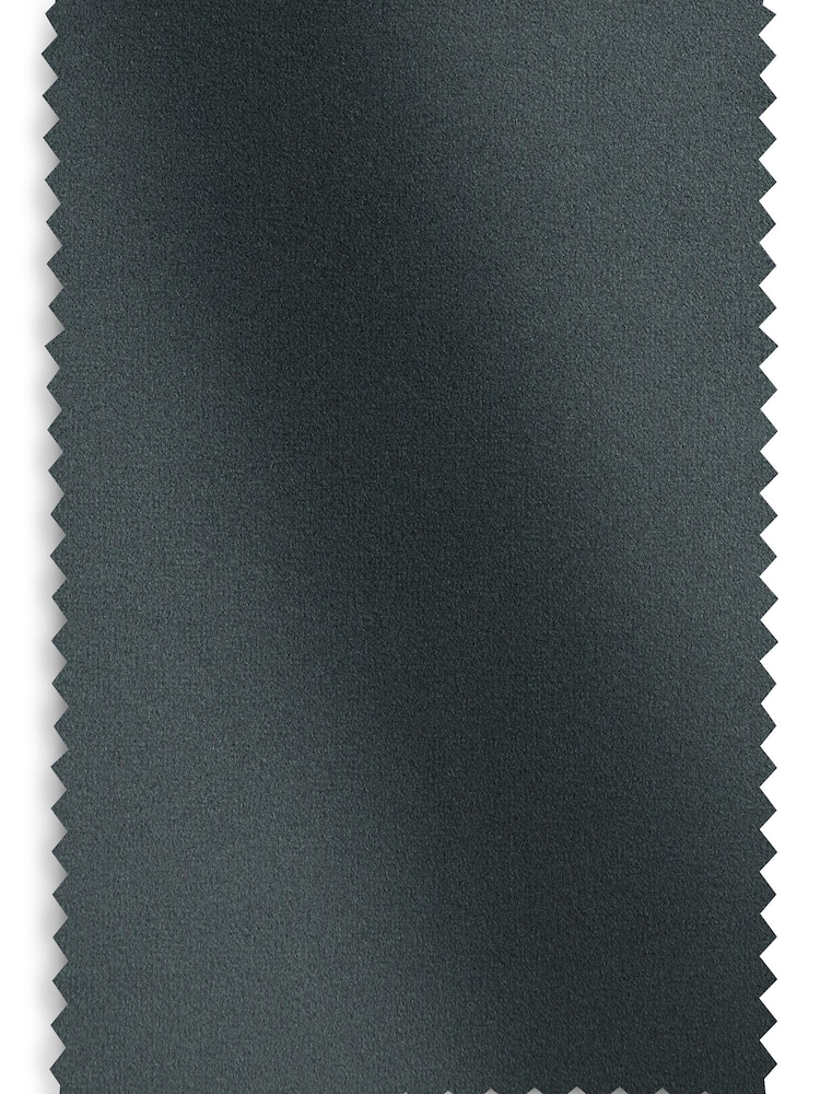 Set of 2 Soft Velvet Dark Grey Piano Non Arm Dining Chairs - Image 8 of 8