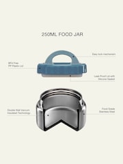 Citron Dusty Blue Insulated 250ml Food Jar - Image 6 of 6