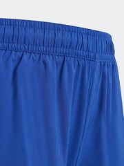 adidas Blue 3-Stripes Swim Shorts - Image 3 of 5