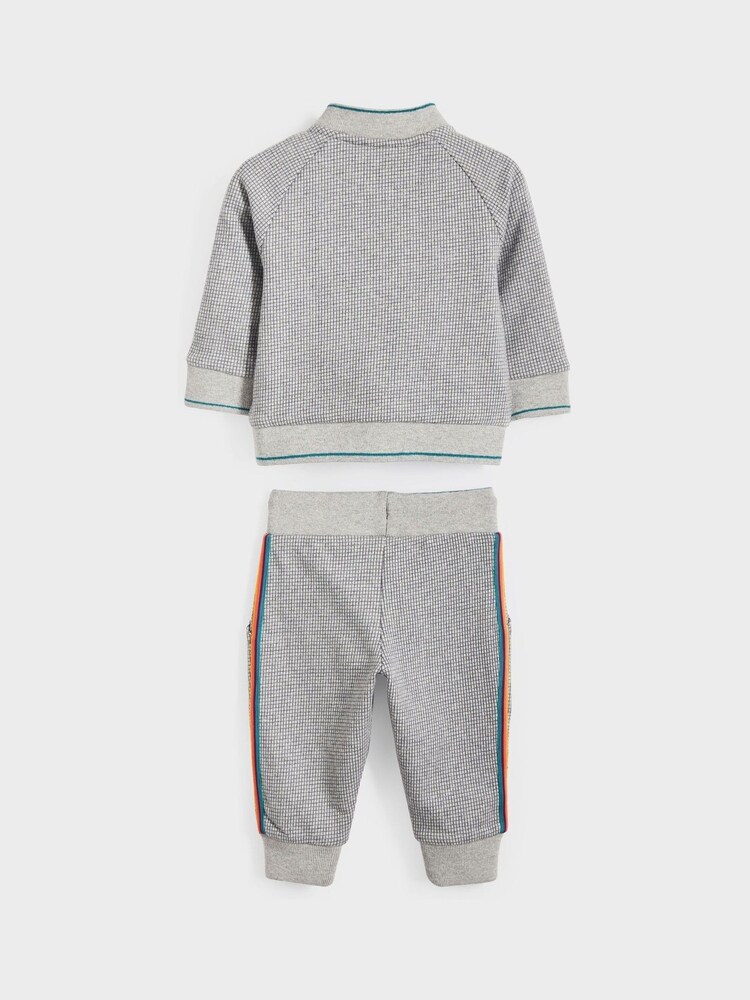 Paul Smith Baby Boys Zip Up Sweatshirt & Jogger Set - Image 2 of 7
