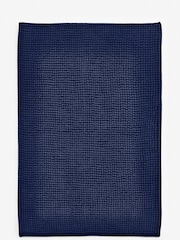 Navy Blue Bobble Bath Mat - Image 3 of 5
