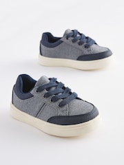 Blue Lace-Up Shoes - Image 1 of 5