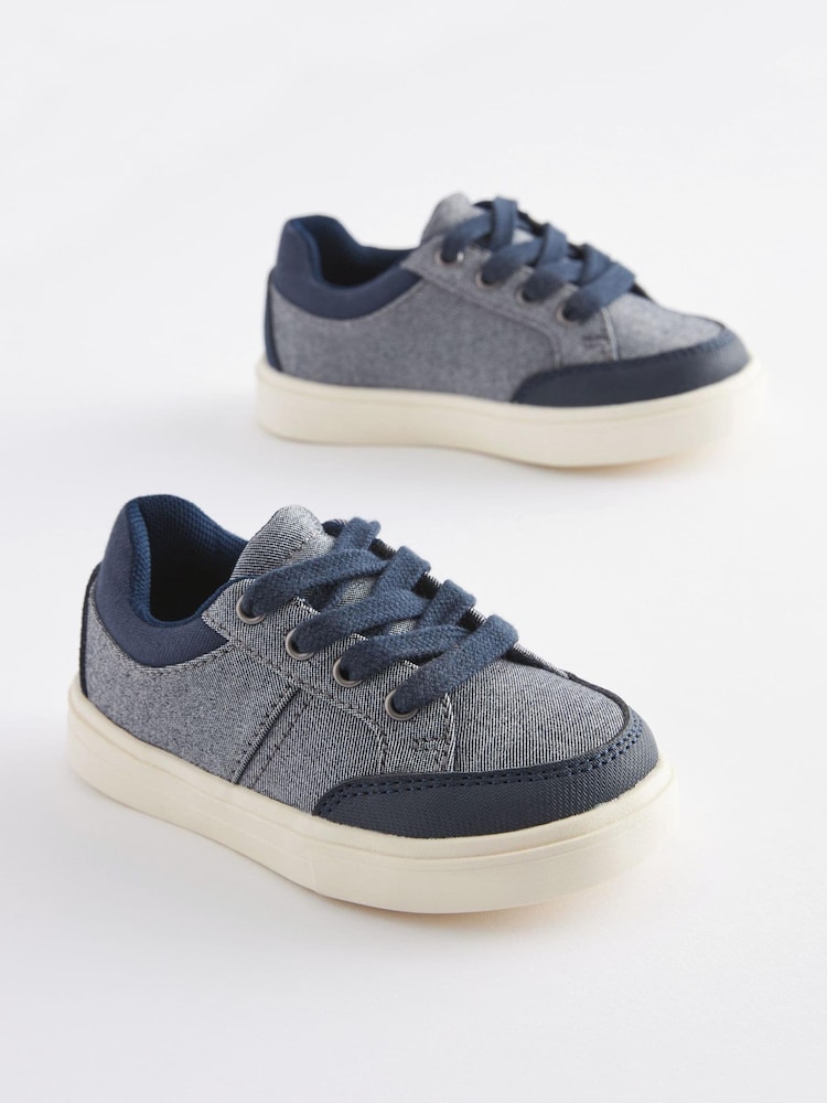 Blue Lace-Up Shoes - Image 1 of 5