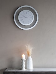 Laura Ashley Clear Lexham Mirror Wall Clock - Image 1 of 5