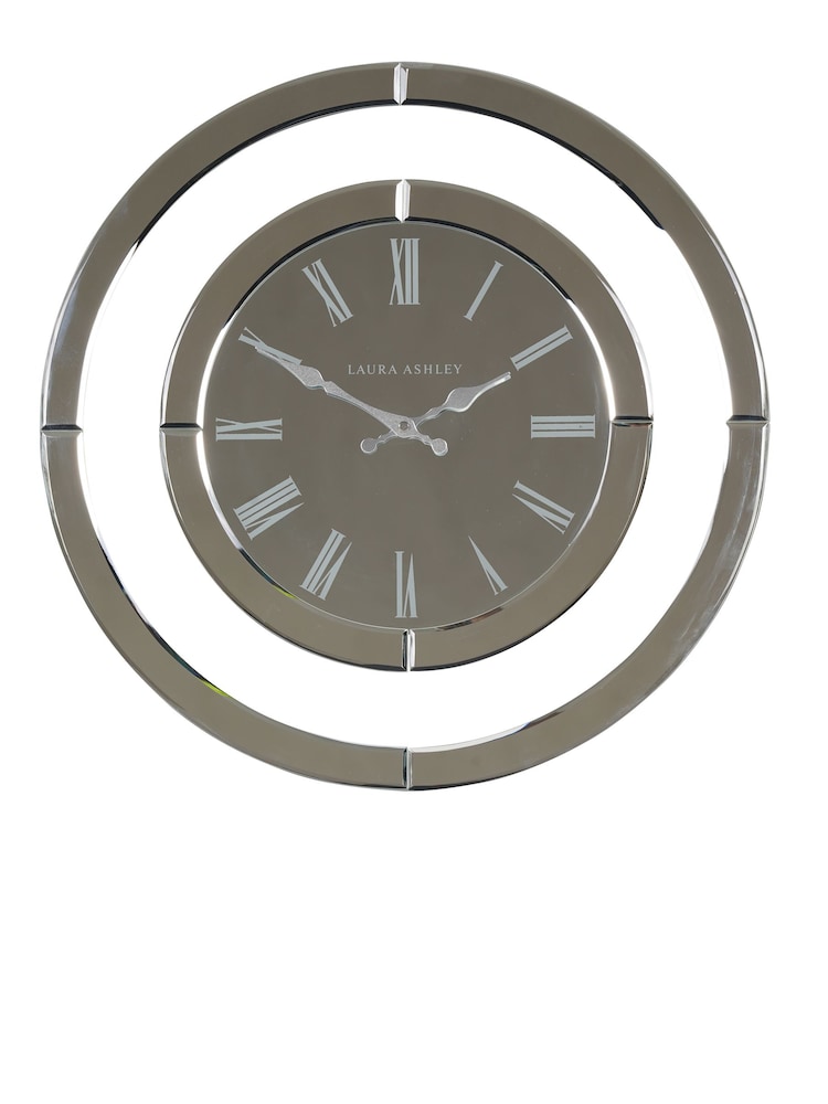 Laura Ashley Clear Lexham Mirror Wall Clock - Image 2 of 5