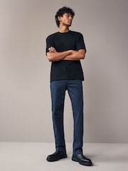 Blue Navy Straight Fit Coloured Stretch Jeans - Image 2 of 10