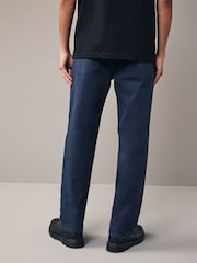 Blue Navy Straight Fit Coloured Stretch Jeans - Image 4 of 10