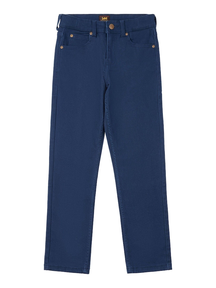 Lee Blue Boys Daren Twill Trousers - Image 6 of 6