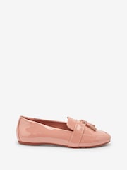 Nude Cream Regular/Wide Fit Forever Comfort® Cleated Tassel Loafers - Image 3 of 6