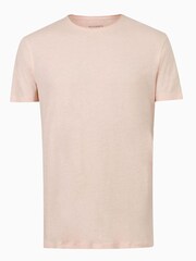 AllSaints Pink 100% Cotton Figure Short Sleeve T-Shirt - Image 5 of 5