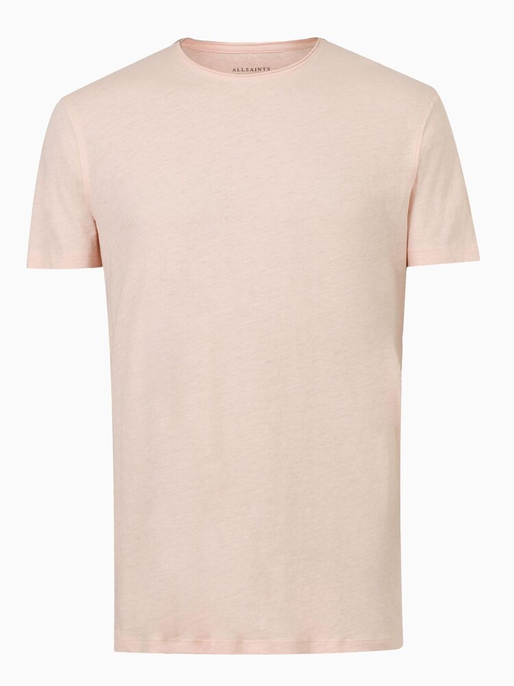 AllSaints Pink 100% Cotton Figure Short Sleeve T-Shirt - Image 5 of 5