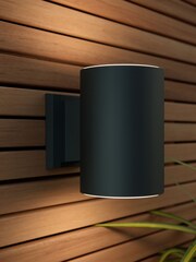 SolarCentre Black Grantham Up and Down Solar Wall Light - Image 3 of 3
