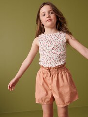 Rust Brown Parachute Cargo Shorts (3-16yrs) - Image 3 of 8