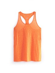 Orange Next Active Jersey Sports Animal Burnout Vest Top - Image 5 of 6