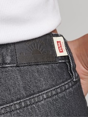 Superdry Black Cotton Vintage Wide Leg Jeans - Image 5 of 6