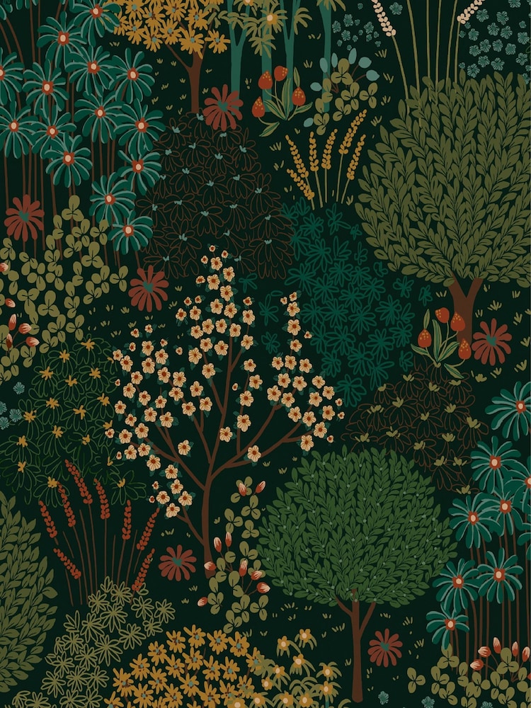 Graham & Brown Green Fable Forest 10M Wallpaper - Image 2 of 3