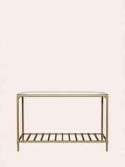 Laura Ashley Brass Brynmill Console Table - Image 2 of 4