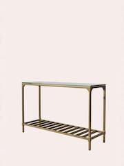 Laura Ashley Brass Brynmill Console Table - Image 4 of 4