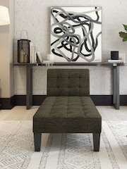 Dorel Home Grey Europe Adalynn Linen Chaise Lounger - Image 1 of 4