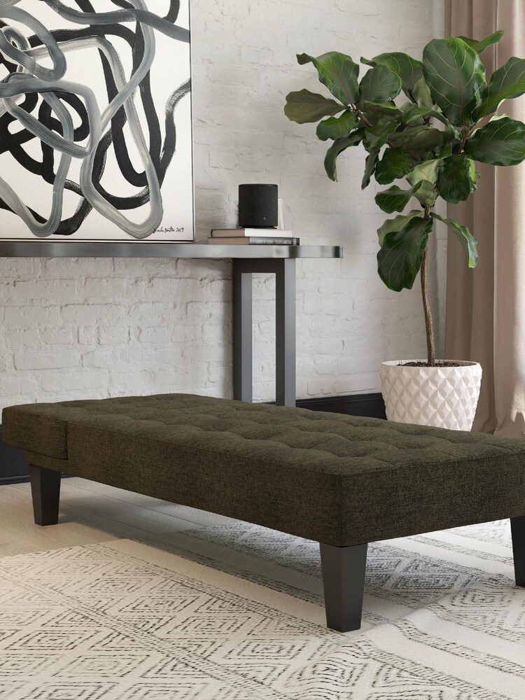 Dorel Home Grey Europe Adalynn Linen Chaise Lounger - Image 2 of 4