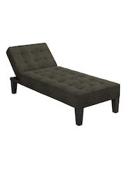 Dorel Home Grey Europe Adalynn Linen Chaise Lounger - Image 3 of 4