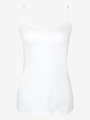 JoJo Maman Bébé White Maternity & Nursing Vest Top - Image 3 of 3