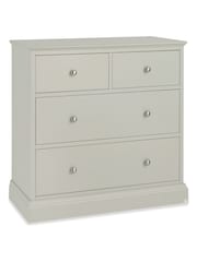 Bentley Designs Cotton Grey Ashby 2+2 Drawer Chest - Image 1 of 1