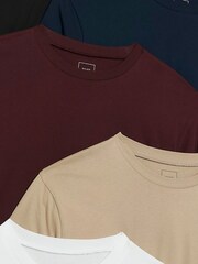 River Island Slim 100% bombažne majice 5 komplet - Slika 3 iz 8