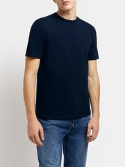 River Island Slim 100% bombažne majice 5 komplet - Slika 4 iz 8