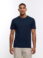 River Island Slim 100% bombažne majice 5 komplet - Slika 7 iz 8