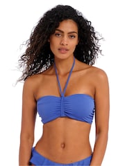 Freya Blue Jewel Cove Underwire Bandeau Bikini Top - Image 1 of 4