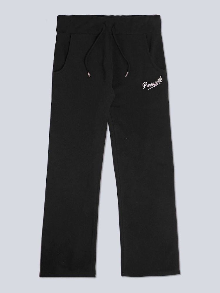 Черный - Широкие спортивные брюки Pineapple Essential - Image 6 of 6