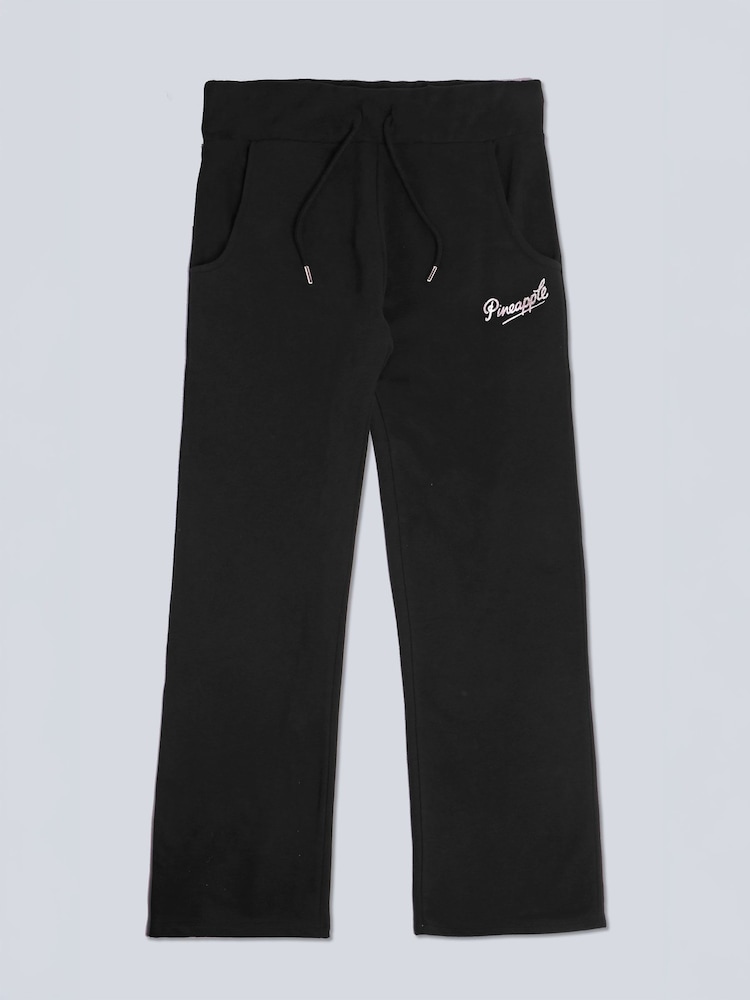Pineapple Black Womens Essential Wide Leg Joggers - Image 7 of 8
